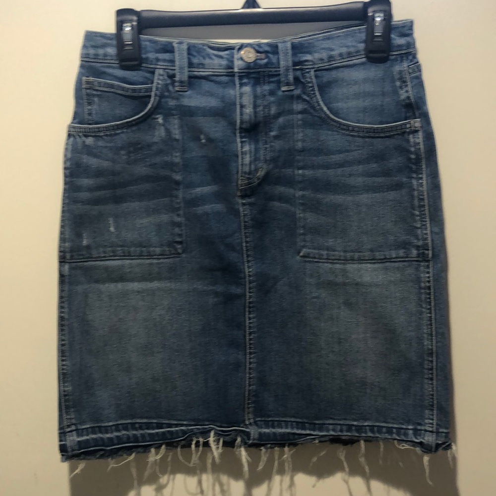 Madewell Jeans Skirt Size 27, length 19in